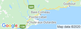 Baie Comeau map